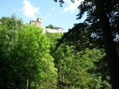 Wartburg von unten