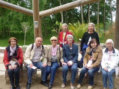 Unsere kleine Gruppe: Christa, Dieter, Birgit M., Birgit N., Wiebke, Doris, Margret und Marita