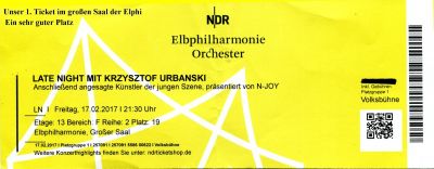 02. Unser 1. Elphi-Ticket