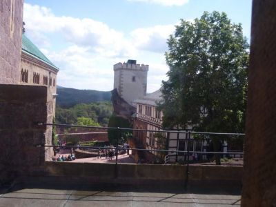 Jetzt sind wir auf der Wartburg